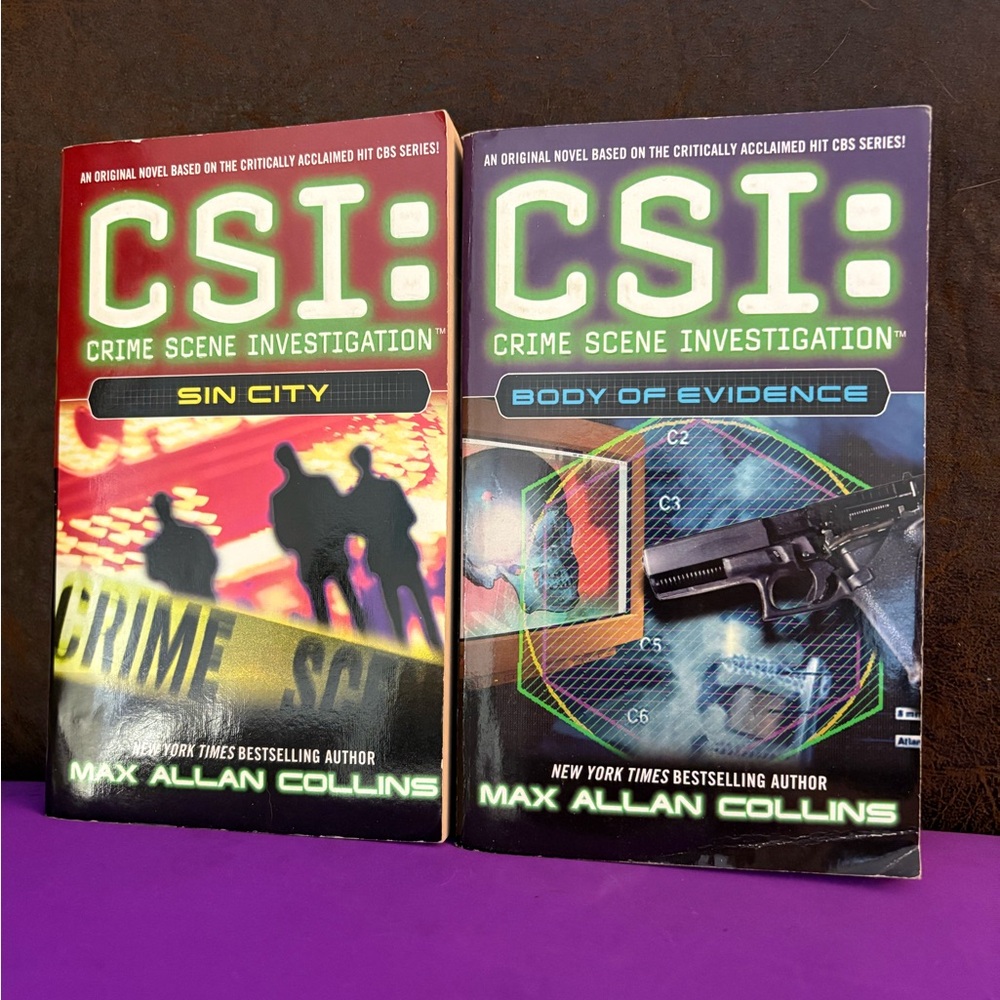 💖CSI Crime Scene Investigation Book Set